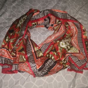 NWT Patrick Frances Dublin ALL SILK Celtic Scarf